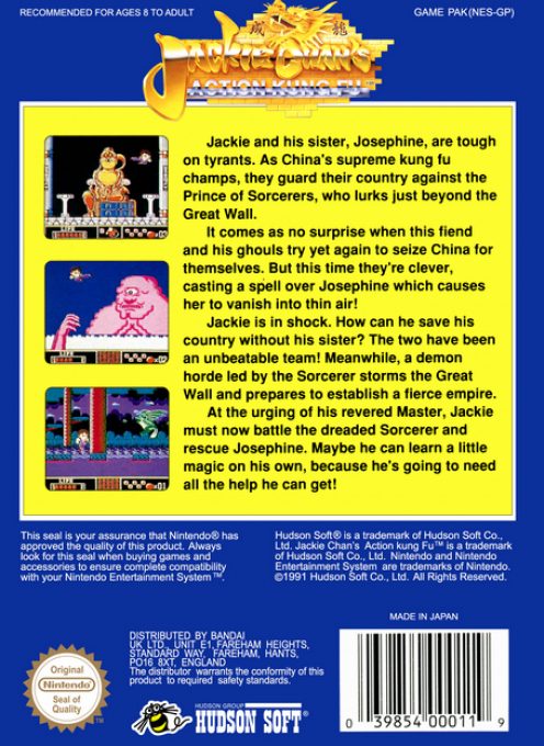 Jackie Chan's Action Kung Fu dos