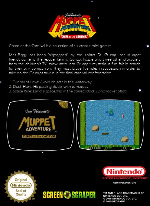Jim Henson's Muppet Adventure No. 1 : "Chaos at the Carnival" dos