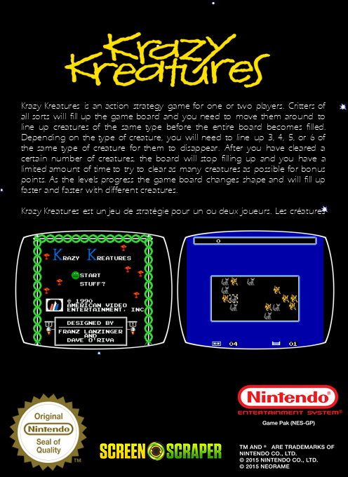 Krazy Kreatures dos