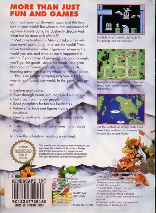 Mario Is Missing! dos