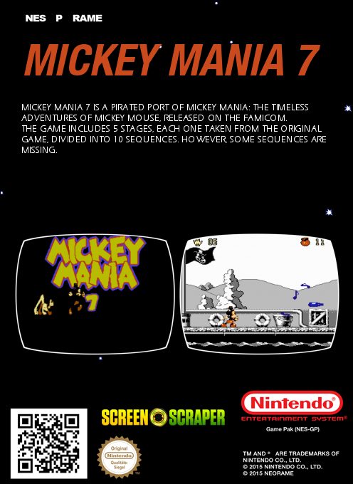 Mickey Mania 7 dos