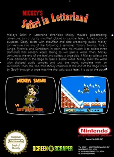 Mickey's Safari in Letterland dos