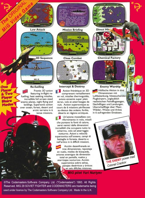 MiG 29 : Soviet Fighter dos