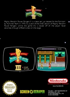 Mighty Morphin' Power Rangers III - Dos