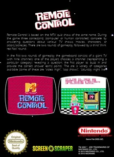 MTV's Remote Control dos