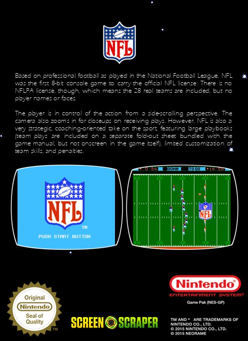 NFL dos
