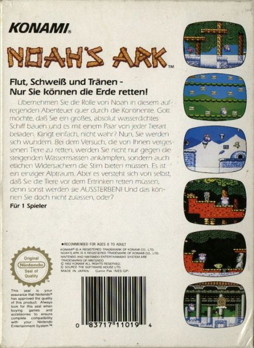 Noah's Ark dos