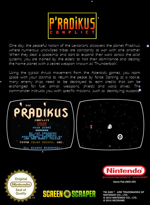 P'radikus Conflict dos