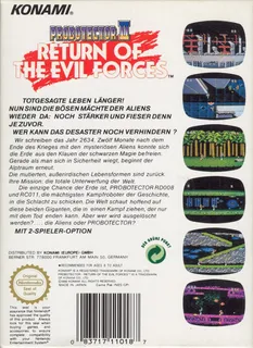 Probotector II - Return of the Evil Forces dos