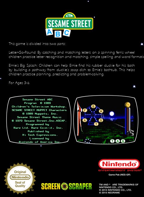 Sesame Street ABC dos