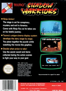 Shadow Warriors: Ninja Gaiden dos