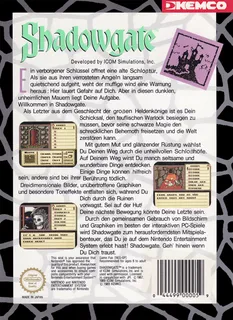 Shadowgate (8-Bit Adventure Anthology, Volume I) dos