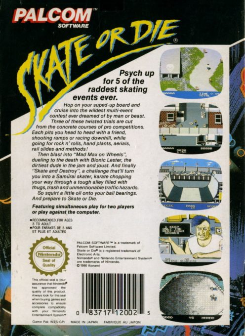 Skate or Die dos