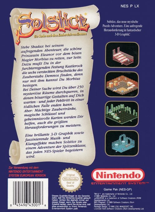 Solstice : The Quest for the Staff of Demnos dos