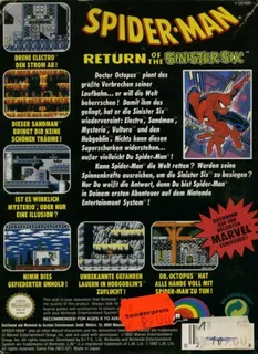 Spider-Man : Return of the Sinister Six dos