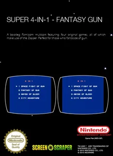 Super 4-in-1 - Fantasy Gun - Dos