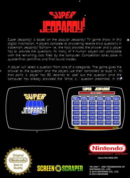 Super Jeopardy! dos