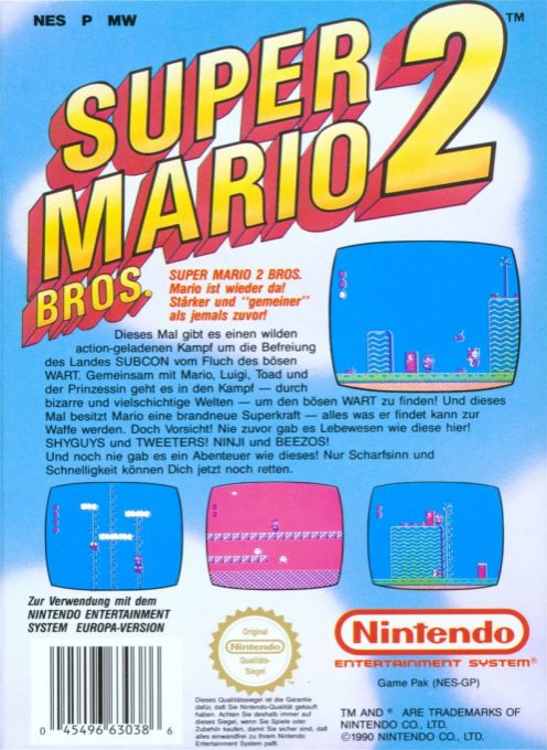 Super Mario Bros. 2 dos