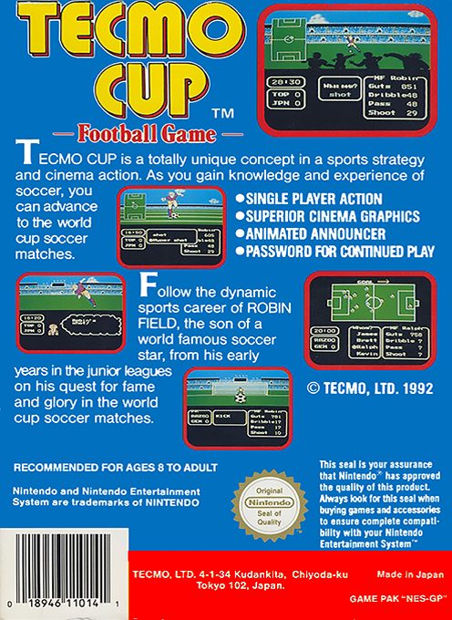 Tecmo Cup : Soccer Game dos