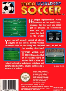 Tecmo World Cup Soccer - Dos