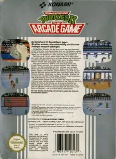 Teenage Mutant Hero Turtles II - The Arcade Game dos
