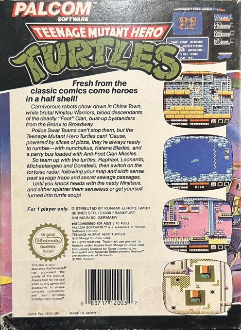 Teenage Mutant Ninja Turtles dos