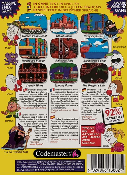 The Fantastic Adventures of Dizzy dos