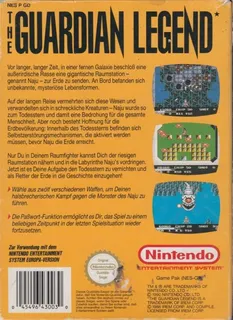 The Guardian Legend dos
