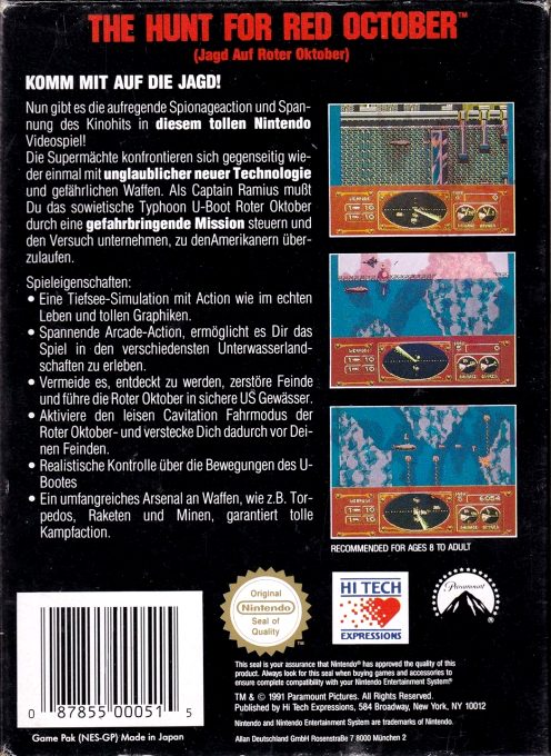 The Hunt for Red October dos