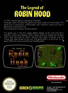 The Legend of Robin Hood - Dos