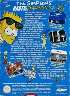 The Simpsons : Bart vs. the Space Mutants dos