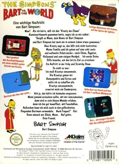 The Simpsons : Bart vs. the World dos