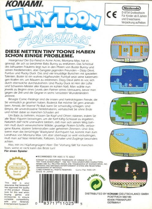 Tiny Toon Adventures dos