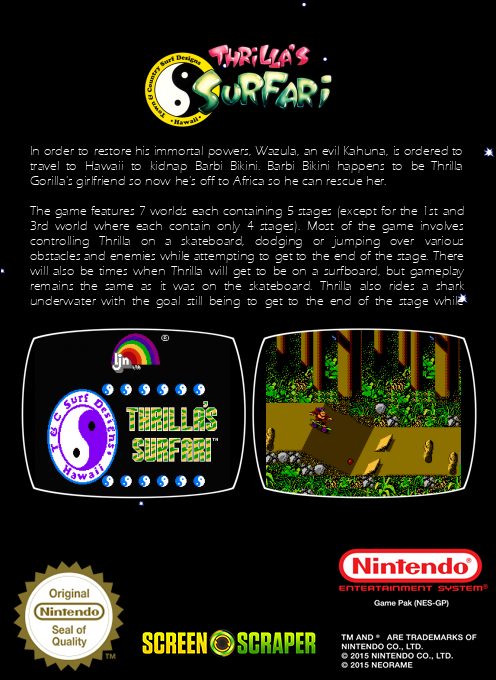 Town & Country Surf Designs : Thrilla's Surfari dos