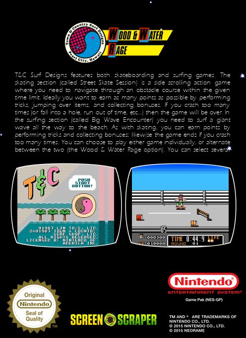 Town & Country Surf Designs : Wood & Water Rage dos