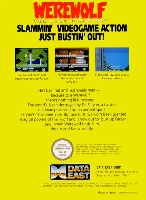 Werewolf : The Last Warrior dos