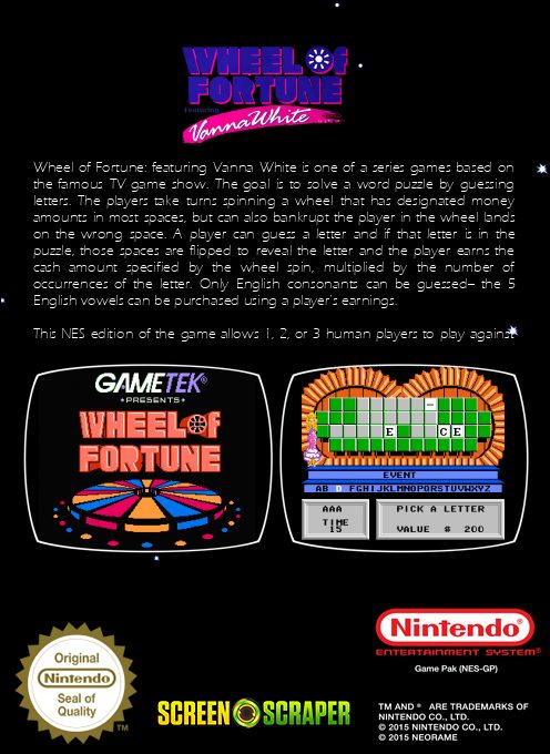 Wheel of Fortune : Featuring Vanna White dos