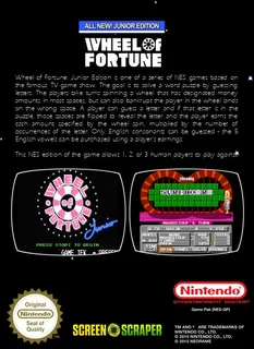 Wheel of Fortune : Junior Edition dos