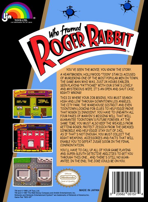 Who Framed Roger Rabbit dos