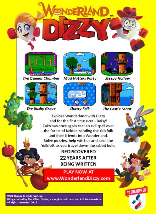 Wonderland Dizzy dos