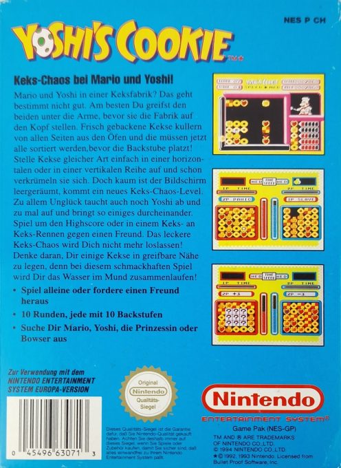 Yoshi's Cookie dos