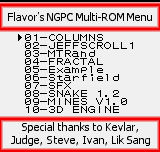 Flavor's NGPC Multi-ROM V1.0