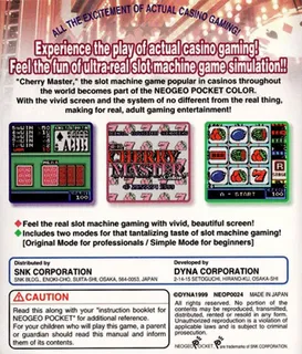 Neo Cherry Master Color : Real Casino Series - Dos