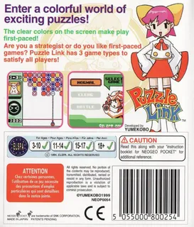 Renketsu Puzzle Tsunagete Pon! Color - Dos