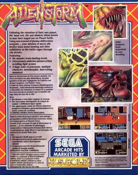 Alien Storm (US Gold / SEGA) - Dos