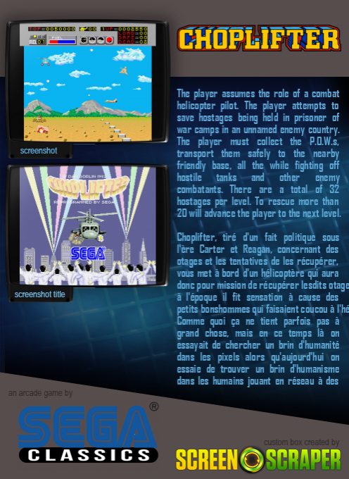 Choplifter! - Dos