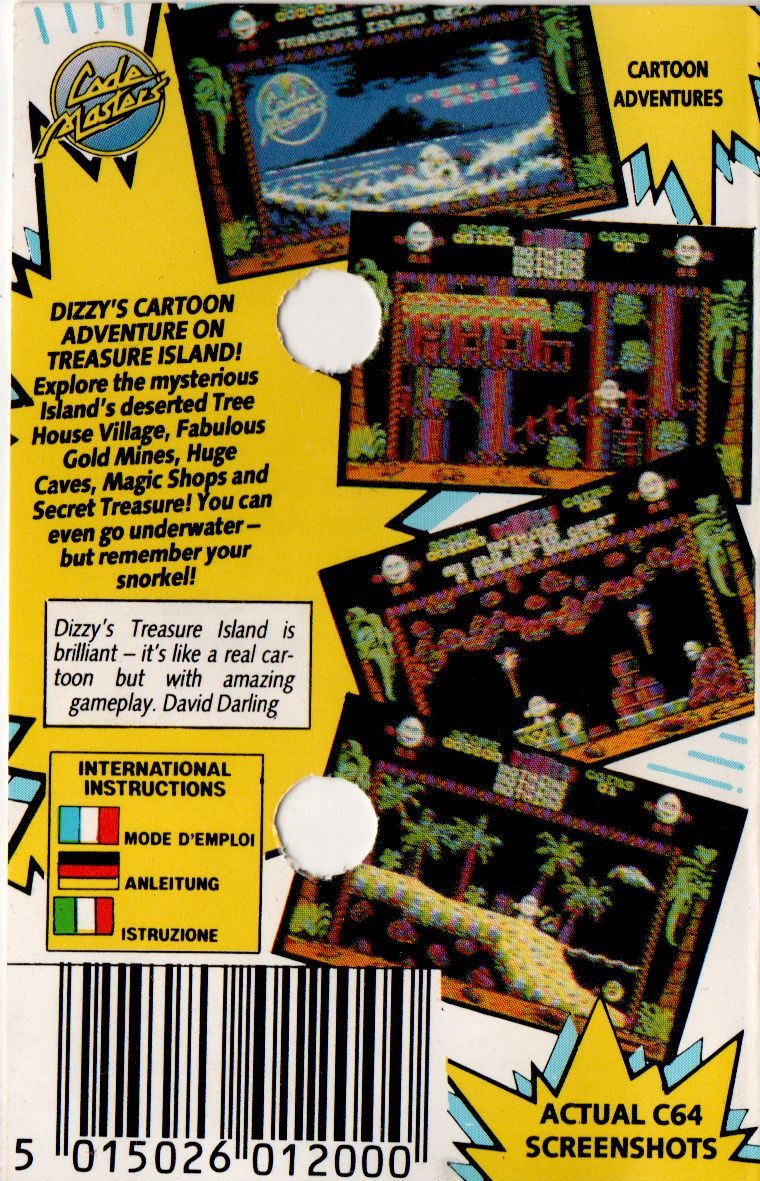 Dizzy 2 - Treasure Island Dizzy - Dos