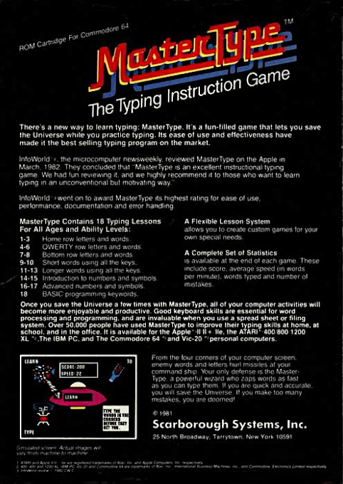 MasterType - Dos