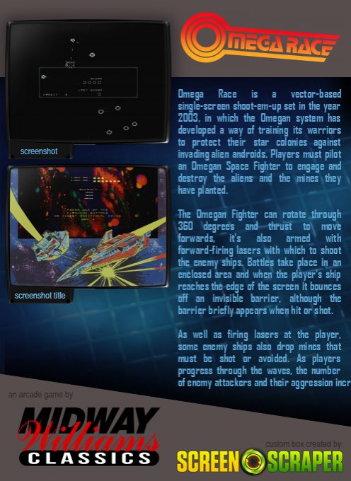 Omega Race (MAX) - Dos