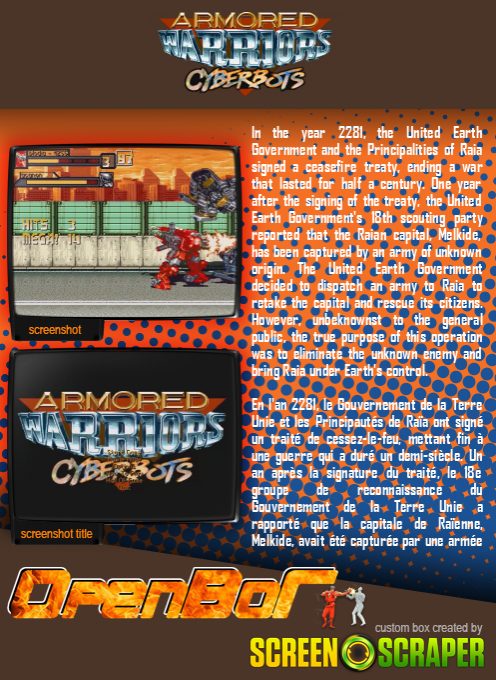 Armored Warriors Cyberbots dos